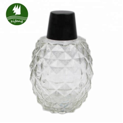 Modern design tabletop glass oil lamp bottle