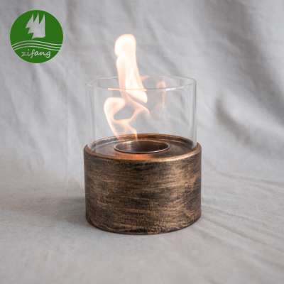 Promotional mini round ethanol fireplace,Any Color ethanol burner,Fire Pits