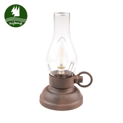 Led Industrial Metal Table Lamp