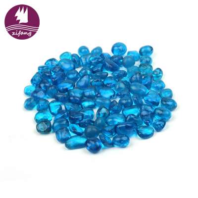 Mixed Shape Glass Marbles Amazing Design for Swimpool Decoration