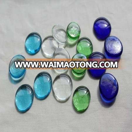 High quality mixture colors decor flat glass marbles